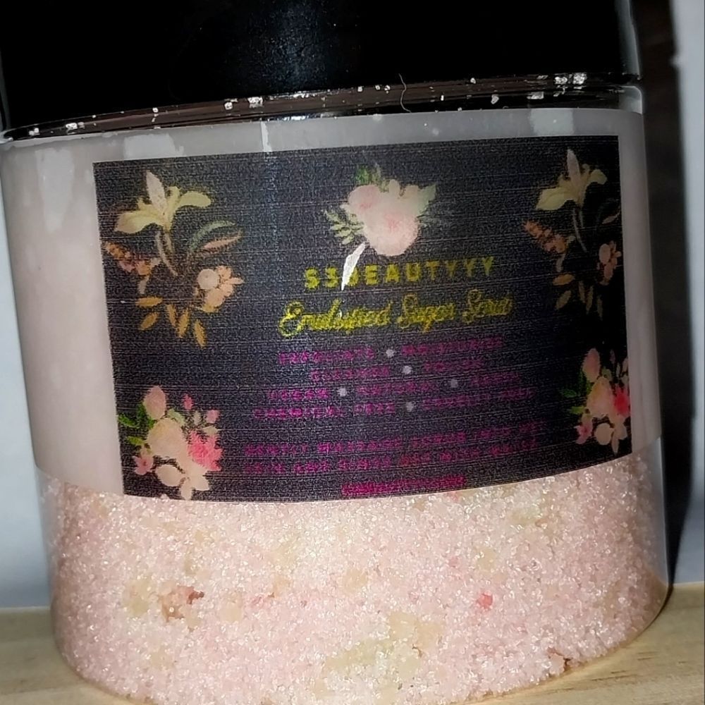 BOGO MIX OR MATCH Hand crafted Lemon Plumeria Emulsified Sugar Scrub 6oz